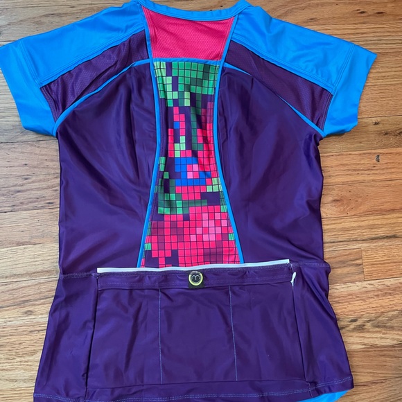 NWT Moxie multicolored Summer Structure Tee Jersey - Picture 2 of 3